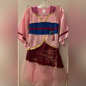 DISNEY STORE Authentic Girl’s  Mulan Kimono Dress Size 5/6